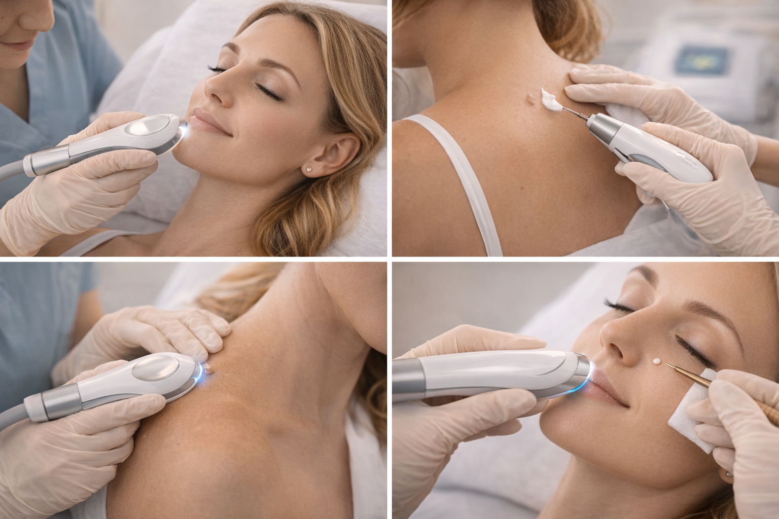 Illustration representing treatments for skin concerns and minor imperfections